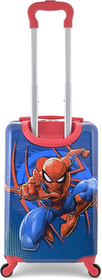 Fast Forward Marvel Spiderman 20" Hardshell Luggage - Cute & Durable Hard-side Suitcase for Travel with Spinner Wheels 20"x12"x8"