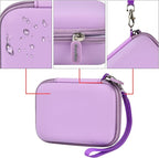 【NOT Included Power Bank】Portable Charger Case Holds 2PCS for iWalk/for Swyop/for Feob/for Charmast/for JEJILL/for LanLuk/for VEGER/for Taegila/for Kuulaa and More Small Charging Battery Pack, Purple
