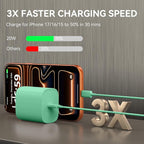 Phone 17 16 15 Charger Fast Charging, 10 FT Long USB C Charger Cord with 20W Type C Fast Phone Charging Block forPhone 17/17 Pro/17 Pro max/Air/Phone 16 15 Pro Max Plus, iPad, Android,Green