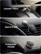 LISEN Magsafe Car Mount Charger, 15W Fast Charging Magnetic Wireless Car Charger [Mini & Fast Charging], Magnetic Car Phone Holder Dashboard Gifts for iPhone 17 Pro Max Air 16 15 14,Samsung