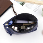Cosmetic Bags for Women Small Makeup Bag for Purse Pu Leather Makeup Pouch Travel Makeup Bag with Zipper Make Up Bag for Travelling