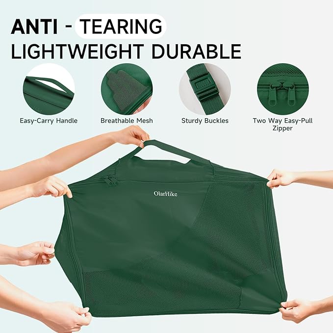 11 Set Packing Cubes for Travel, Gifts for Women Mom,Anti-Tearing Suitcase Organizer,OlarHike Vacation Essentials & Accessories for Cruise Ship