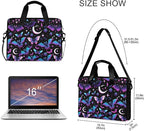 MNSRUU Laptop Bag for 15.6 inch Black Gothic Bats