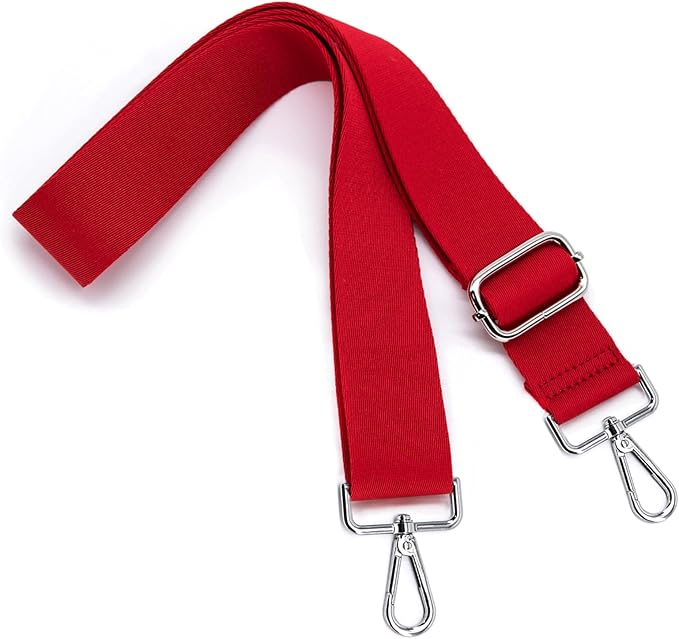 S&loyoe Thickened Solid Color Purse Straps Replacement Crossbody Bag Strap Adjustable Wide Guitar Straps for Handbags 1.5inch