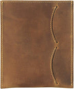 WANDERINGS Leather Passport Holder – Travel - Handmade Genuine Leather Wallet with Passport Pocket and Card Slots - RFID Blocking for Security Against Data Theft