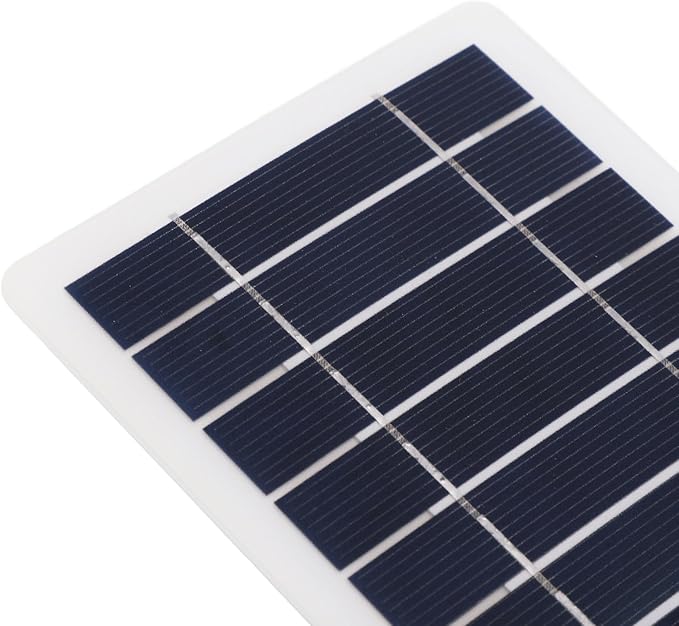 5W Solar Panel for Phone Radio, Solar Panel Charger for Micro USB & USB C Port, 5W USB Solar Panel for Small Devices, Without Power Storage Function