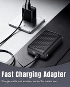 RIAFOX 12v 18400mAh Battery Pack Big Capacity Fast Charge Heated Women Men Jacket Portable USB Power Bank for Wulcea Genovega Dewbu Venustas Vergoo Hecusma Gotobi Soljikye Ororo Tidewe YHQ