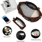 6 Piece Luggage Sets with Bags, Lightweight Expandable Checked Luggage Sets, Hardshell ABS Spinner Wheels Carry on Suitcase with TSA Lock, for Travel, Women Men (Mocha, 18/20/24/28inch+2bags)