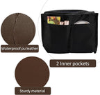 Cosmetic Bags for Women Small Makeup Bag for Purse Pu Leather Makeup Pouch Travel Makeup Bag with Zipper Make Up Bag for Travelling