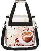 Coffee Maker Travel Bag Compatible with Keurig K-Mini, K-Mini Plus or Other Accessories, Portable Coffee Maker Case with Shoulder Strap for Travel(Bag Only)