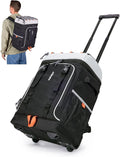 TOURIT Insulated Rolling Cooler Backpack, Leakproof Waterproof Beach Cooler Bag with Wheels and Handle, Outdoor Camping Picnic Travel
