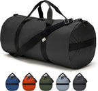 75L Hauler Duffel Bag, Heavy-Duty Gear Bag, 1050D Tuff Cloth, Diamond Ripstop, Reinforced Stitching - Black (14" x 30")