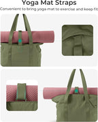 BAGSMART Tote Bag for Women, Tote Bag with Zipper Work Tote with Compartments Nurse Shoulder Hanbag for Travel, Gym