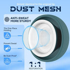 4 Pairs Replacement Ear Tips for AirPods Pro 2nd/1st Generation with Portable Storage Box & Cleaner Pen,Noise Reduction Holewith & Built-in dust Guard Screen,Silicone EarTips(P-Green)