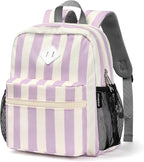 STEAMEDBUN Corduroy Toddler Backpack for Girls Boys 2-4, Kids Preschool Backpack for Kindergarten - Stripe