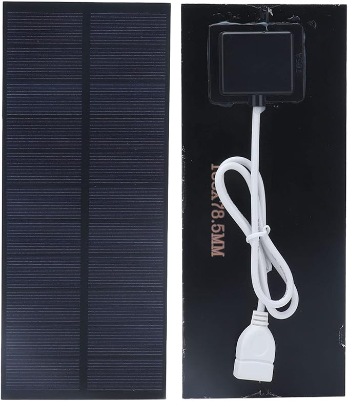 Solar Panel Kit 2 5W 5V Monocrystalline Silicon Solar Panel for Mobile Phone Charging 188x78 5mm High Efficiency Portable Charger