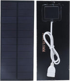 Solar Panel Kit 2 5W 5V Monocrystalline Silicon Solar Panel for Mobile Phone Charging 188x78 5mm High Efficiency Portable Charger