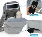 Small Sling Bag with RFID Blocking, Mini Fanny Pack for Women and Men, Convertible Crossbody Anti Theft Chest Bag for Travel Hiking Running, Grey