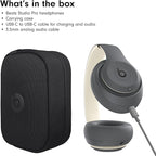 Beats Studio Pro Bluetooth Noise Cancelling Headphones with Apple 20W USB-C Power Adapter - Sand Gray