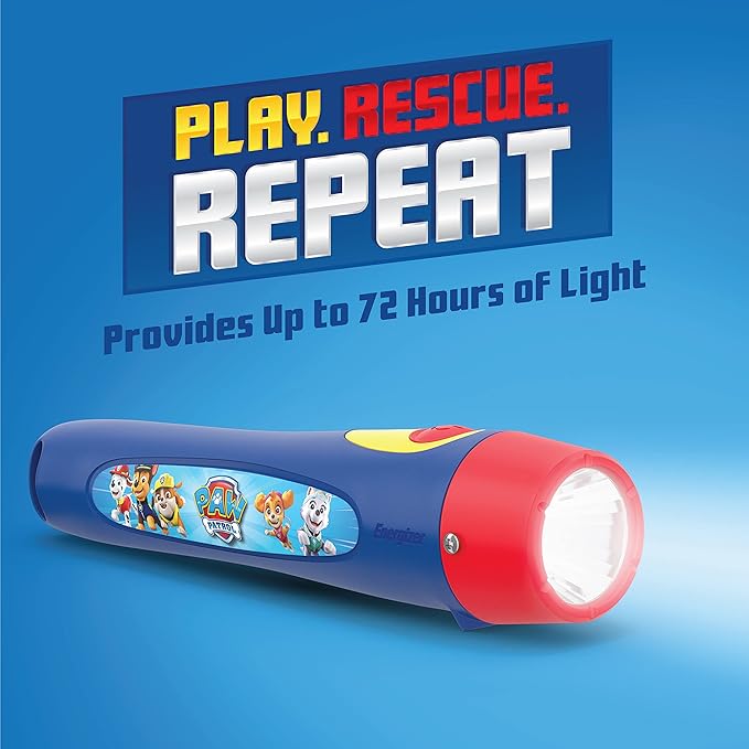 Energizer PAW Patrol Flashlights,Paw Patrol Toys for Boys and Girls,Great Lightweight LED Flashlights for Kids (Batteries Included),(Pack of 16)