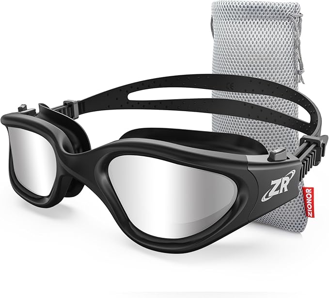 ZIONOR Swim Goggles, Upgraded G1 Polarized Swimming Goggles Anti-Fog for Adult Men Women