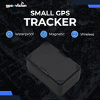 Magnetic Tiny GPS Tracker for Vehicles - 1 Month Rechargeable Battery, Small Hidden Real-Time Tracking Device - Waterproof GPS for Cars, Trucks & Assets - Subscription Required