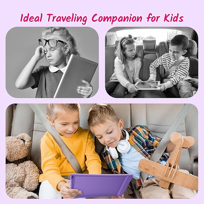 TECJOE 10 Inch 2 Pack LCD Writing Tablet, Colorful Doodle Board Drawing Tablet for Kids, No Mess Toddler Travel Learning Toys, Christmas Birthday Gifts for 3 4 5 6 7 8 Year Old Boys Girls Preschooler