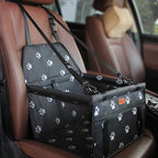BYGD Dog Car Seat - Breathable & Foldable Pet Basket with Cushion, Suitable for Small & Medium Pets