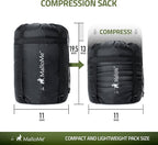 MalloMe Sleeping Bags for Adults Cold Weather & Warm - Backpacking Camping Sleeping Bag for Kids 10-12, Girls, Boys - Lightweight Compact Camping Essentials Gear Accessories Hiking Sleep Must Haves