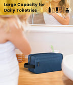 Vorspack Travel Toiletry Bag for Men - Hanging Toiletries Bag Water Resistant Travel Bag for Toiletries Accessories