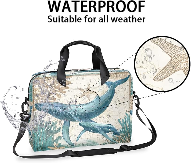 Cute Laptop Shoulder Bag for Women Men, Computer Laptop Bag Laptop Sleeve Case Laptop Satchel Briefcase Carrying Bag QA-1