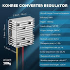 Kohree DC 12V Step Up to 24V 10A 240W DC Boost Converter Waterproof Voltage Regulator Module Transformer for Golf Cart Club Car LED Strip Light