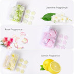 300pcs Portable Hand Washing Soap Sheets, Scented Mini Soap Sheets, Disposable Soluble Soap for Outdoor Travel, Camping, Hiking (Green)