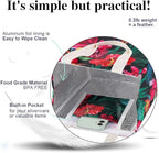 iknoe Lunch Bag Insulated Lunch Bags for Women & Men, 9L Reusable Lunch Tote, Portable Adult Thermal Large Lunch Cooler for Work Picnic Beach (Botanic)