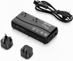 [Pure Sine Wave] BESTEK 600W Voltage Converter 220v to 110v, with PD35W Port Power Converter Adapter Combo for International Travel Overseas in European/UK/Ireland/Australia and More