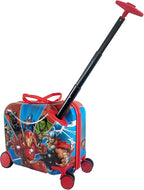 Fast Forward Marvel Heroes Ride-on Suitcase with Seat - 18" Lightweight Kids Travel Trolley