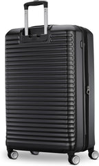 American Tourister Stratum 3.0 Large 28-Inch Spinner, Airline Approved, Durable Hardside Luggage, Expands 1.5", RightHeight™ Adjustable Handle, Black