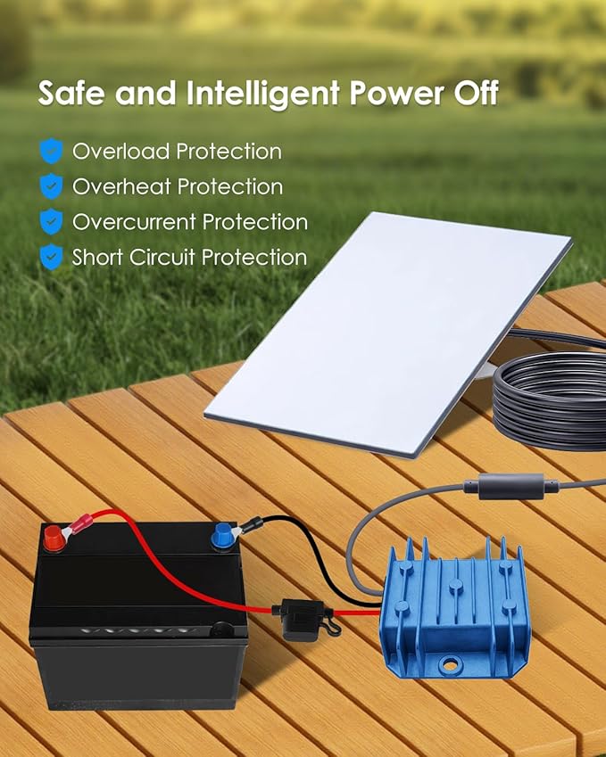 Starlink Mini 12V Converter Adapter, DC Power Cord Converter for Starlink Mini Power Supply, Step Up 12V to 30V 3.5A Conversion Kit, IP68 Waterproof Booster with DC Female Plug for Truck RVs, Blue