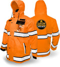 KwikSafety - Charlotte, NC - TORRENT Rain Jacket & Trench Coat ANSI OSHA Class 3 High Visibility Jacket Hi Vis Rain Gear