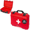 NANUK 915 Waterproof First Aid Box Empty – Durable, Medical First Aid Organizer Case, IP67-Rated, Dustproof, Impact-Resistant, and Floats (13.8" x 9.3" x 6.2") – Red