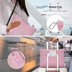 Travel Blanket, Airplane Blanket, Ultra-Soft, Warm & Lightweight, 65x40 in, Outdoor Blanket Essentials for Women, Men & Kids, Included Eye Mask, Luggage Sleeve & Backpack Clip Pink