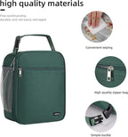 Lovoeo Lunch box Lunch bag for men women Insulated Lunchbox Lunch bags for Work Picnic Travel(Deep green)