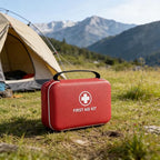 First Aid Kit - Smart Compartments Medical Kit, 2 Pack Large Capacity for Various Emergency Supplies, EVA Emergency Kit for Home, Car, Travel, Camping, Hiking, Office and Outdoor Emergencies
