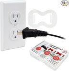 15-Pack Loose Outlet Fix Plug - Ensure Secure Connection for Power Plugs - Socket Extender Prevents Loose Socket Issues - Easily Fix Loose Outlets - Won't Fall Out or Cut Off Electricity
