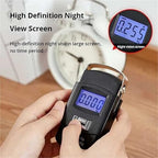 Luggage Weight Scale, Black 50kg Portable Electronic Portable Luggage Scale LCD Digital Display Screen Express Delivery Scale Hook Mini Scale,for Travel