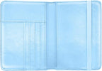 Passport Holder Cover,Traveling Passport Case Cute Passport Wallet for Women,Blue Marble