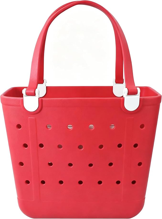 Lightweight Extra large Rubber Beach Bag Small mini Tote Bag for Gym Waterproof medium Open Handbag for Pool Sports