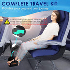 Airplane Foot Hammock - Anti Slip Foot Hammock for Plane Travel to Relax Your Feet, Airplane Foot Rest for Air Travel, Leg Hammock for Airplane Travel