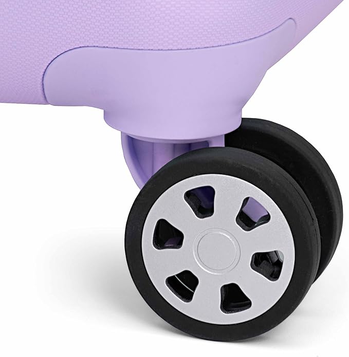 Traveler's Choice Pagosa Hardshell Expandable Luggage with Spinner Wheels, Lavender, 3-Piece Set (22/26/30)