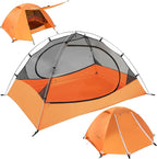 Clostnature Lightweight Backpacking Tent - 1/1.5/2/3/4/6 Person Ultralight Waterproof Camping Tent, 3 Season Large Size Easy Setup Tent for Family, Outdoor, Hiking and Mountaineering
